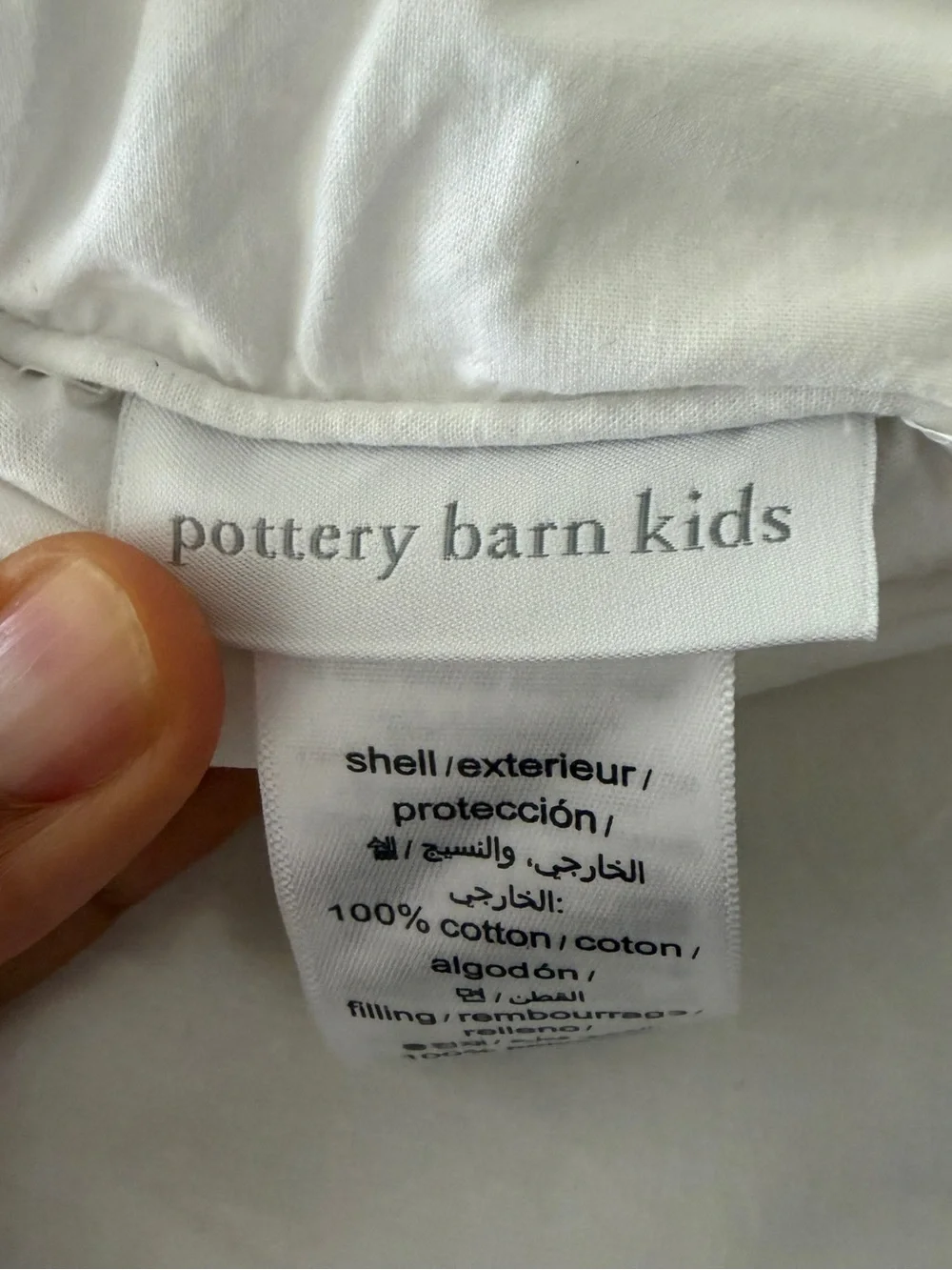 Pottery Barn Kids White Candlewick Rainbow Comforter Size Queen/Full